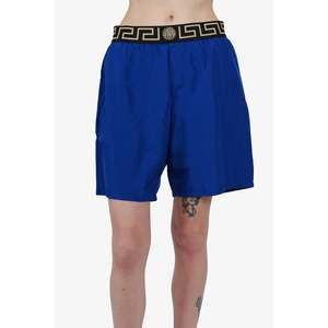 Versace Blue Printed Swim Trunks Size 4 Mens